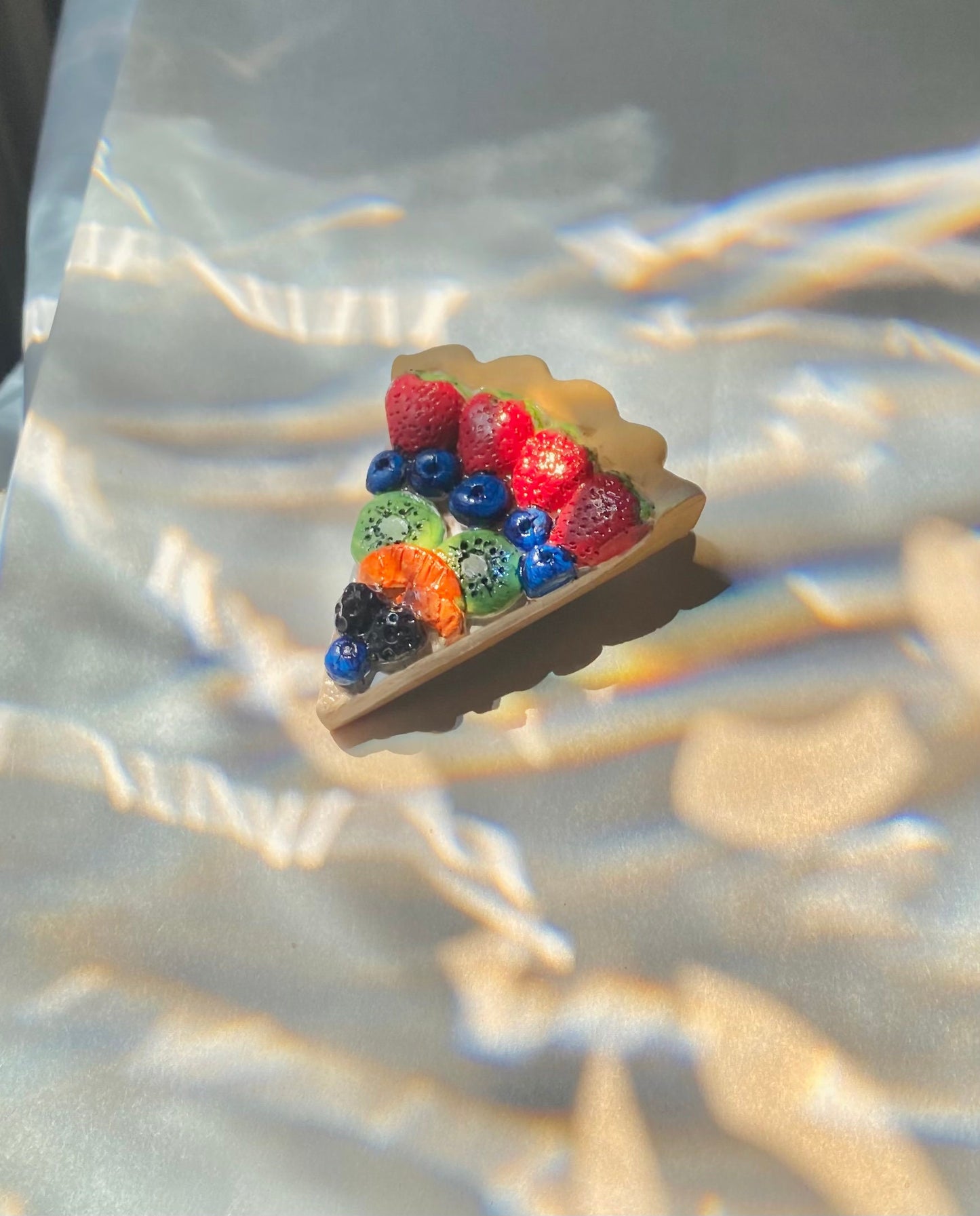 Fruit tart magnet