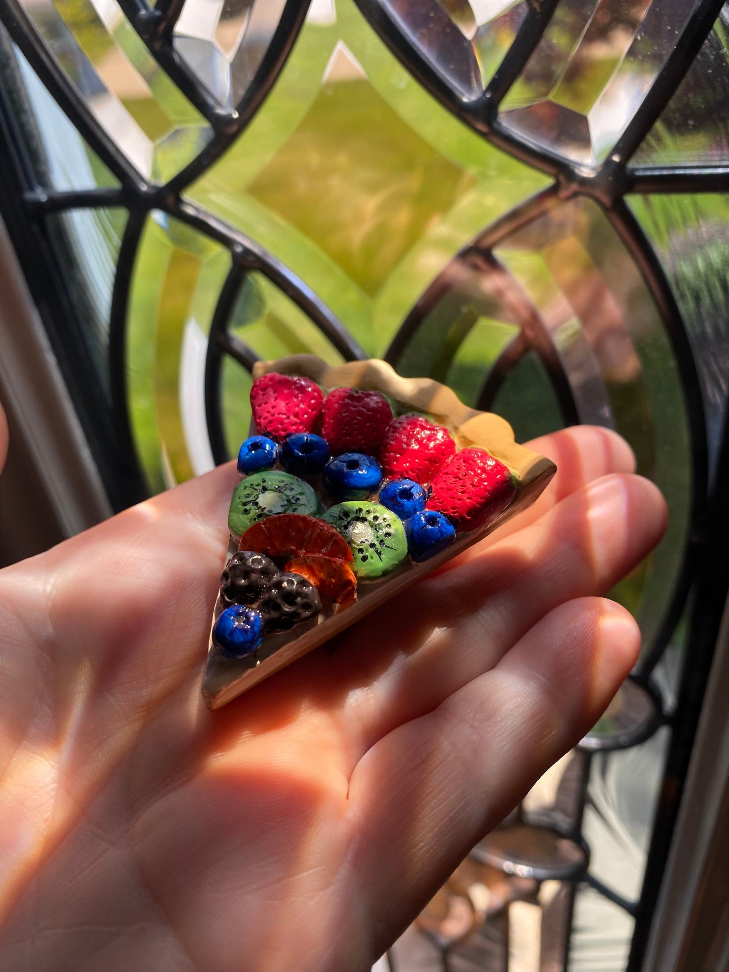 Fruit tart magnet