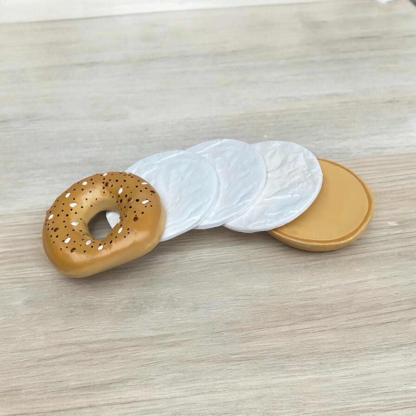 Bagel Coaster set of 4