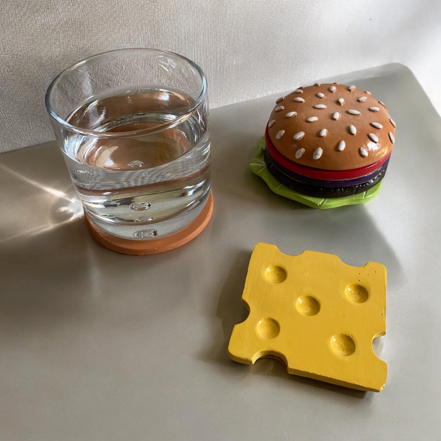 Burger Coaster set