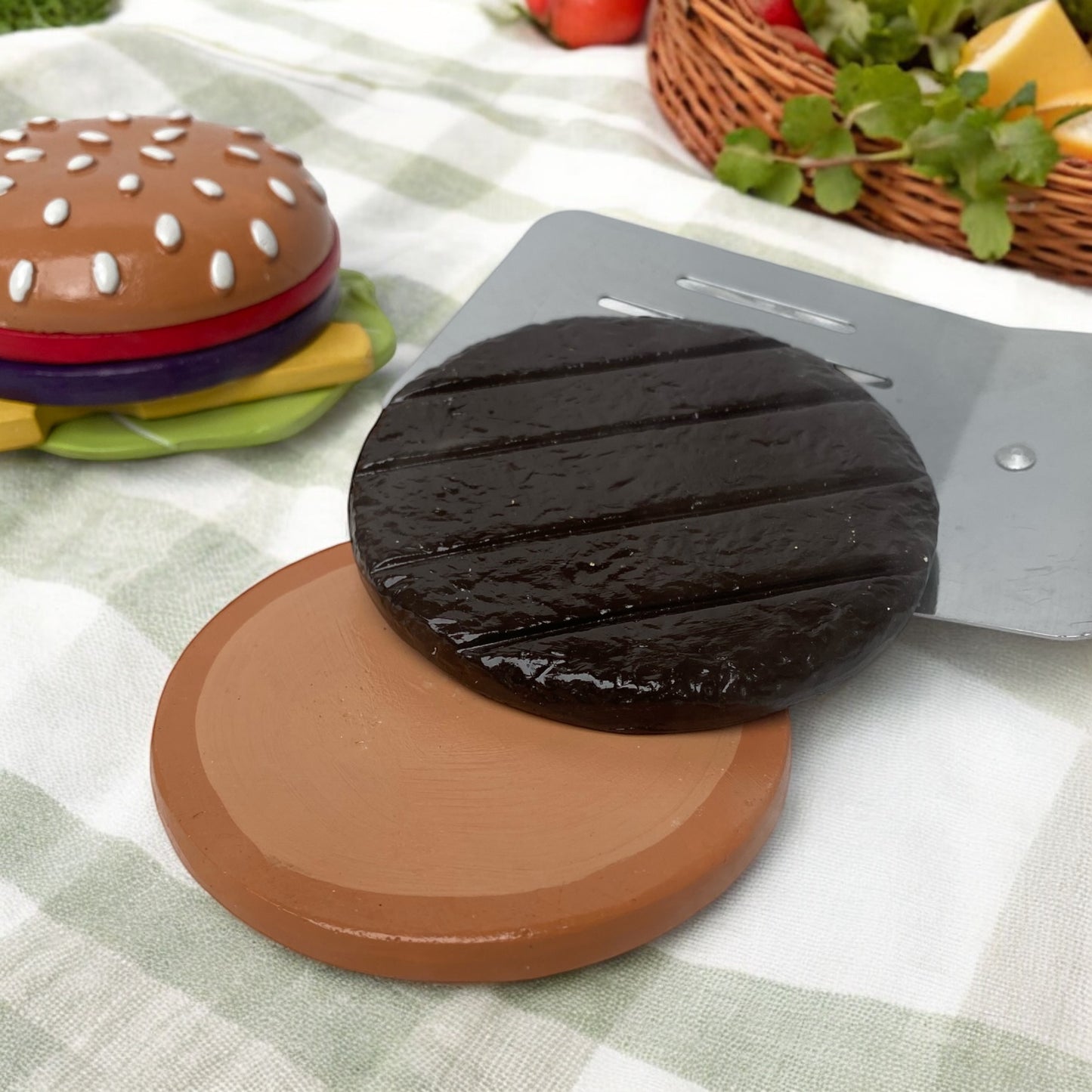 Burger Coaster set