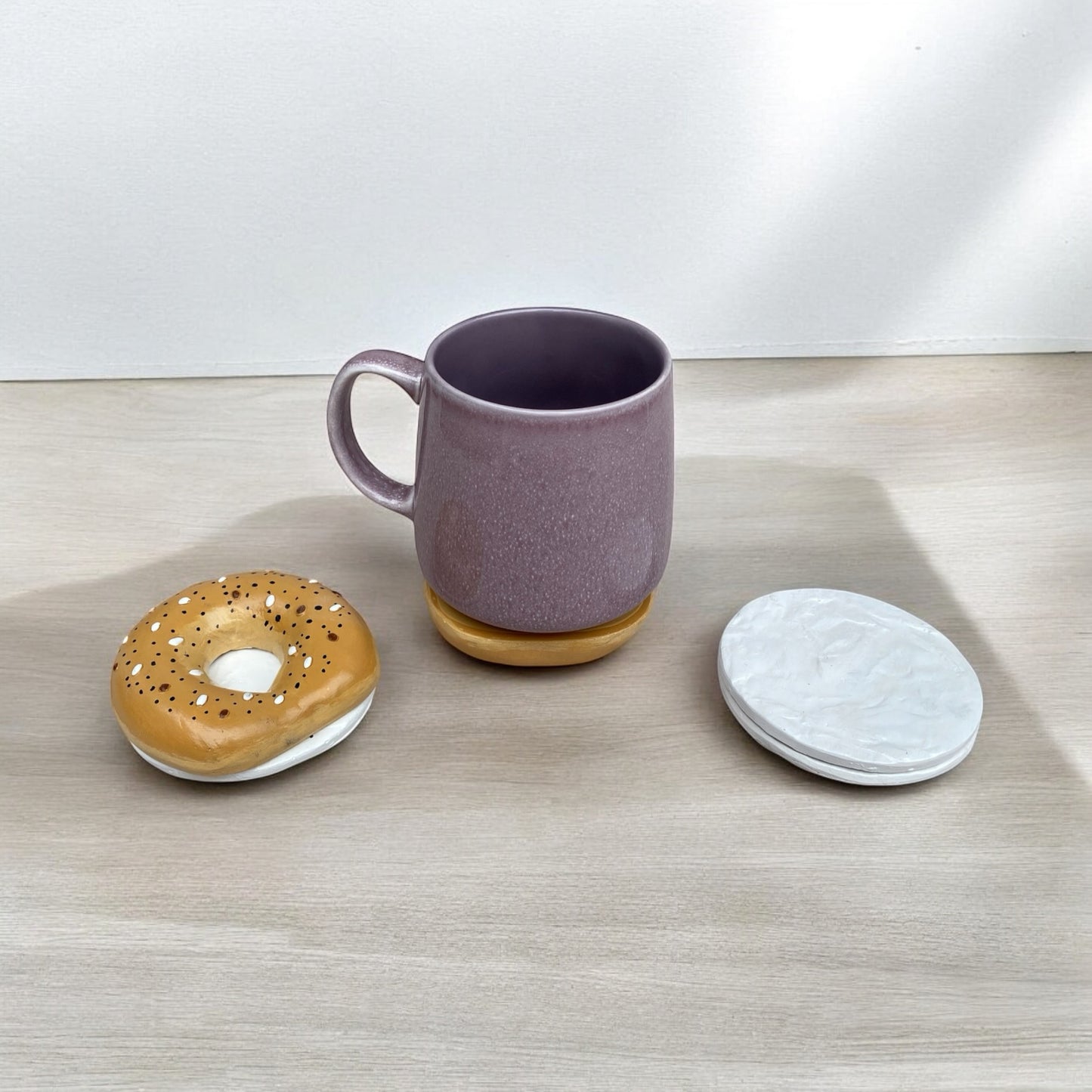 Bagel Coaster set of 4