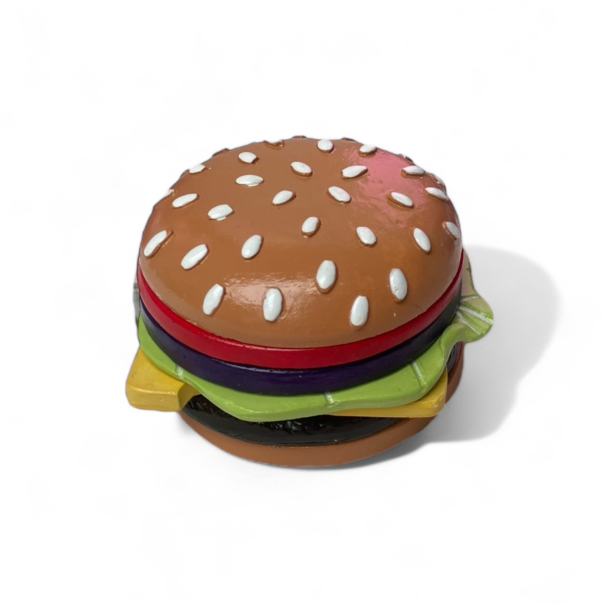 Tufted hot Cheeseburger Deluxe Coasters set