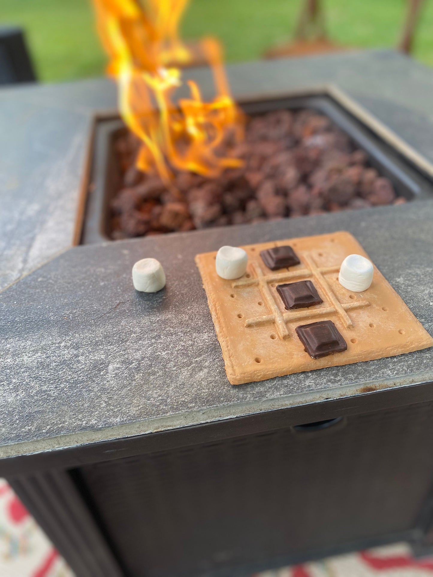 S’mores Tic Tac toe board